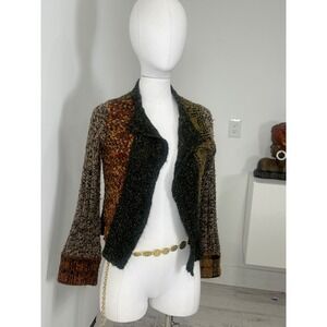CURIO Anthropologie Open‎ Front Cardigan Sweater